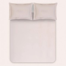 Store Yüzde Yüz Pamuk Saten Nevresim Seti 160X220 cm Gri - Lia Serisi