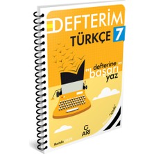 Arı Yayıncılık 7. Sınıf Türkçe Akıllı Defteri Arı Yayınları
