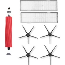 Store Siyah Roborock ile Uyumlu S7 S7 Max S7 Ultra T7 T7S Ana Fırça,hepa Filtre,yan Fırça Set-7 Parça