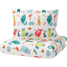 Store Lattjo Nevresim ve Yastık Kılıfı, 150X200/50X60 Cm, Hayvan/çok Renkli