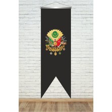 Store Zc Bayrak Osmanlı Bayrağı Saten Kırlangıç Flama