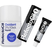 Refectocil Siyah Kaş Kirpik Boyası No: 1 15 ml + 100 ml Oksidan ile Güvenilir Kullanım