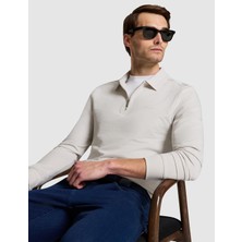 Pierre Cardin Bej Regular Fit Sweatshirt 50331599 VR137