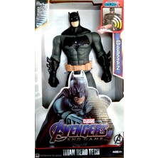 Batman Avengers 30 cm Işıklı Sesli Figür Oyuncak Karakter Temalı Hediyelik Çocuklar İçin