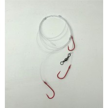 Fudo Hırsızlı Mercan Takımı 2 Adet 0.40 mm Fluocarbon İğne ile Dip Balıkları İçin Uygun