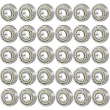 30 Adet Metal Mühürlü Bilye Rulman, 8X22X7 Ölçüleri ile Çok Amaçlı Kullanım