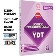 Karakutu Yayınları 2027 YDT MEBİ İngilizce 11.Sınıf Skills Question Bank (Beceri Temelli Soru Bankası) BASKI ÜCRETİ
