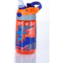Contigo Contıgo Gizmo Flip Çocuk Su Matarası 420Ml Turuncu Hafif ve Taşınabilir Ergonomik Kullanım