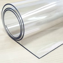 NYK Home Pvc Şeffaf Kalın Masa Örtüsü Kaydırmaz 1,4mm NET Kalınlık Dikdörtgen Ebat 70 x 30 cm