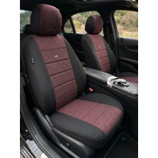 NewDeco Renault Symbol Uyumlu Oto Koltuk Kılıfı Tam Set Airbag Uyumlu 4 Mevsim Cotfit Serisi