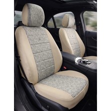 NewDeco Volkswagen Passat B5 Uyumlu Oto Koltuk Kılıfı Tam Set Airbag Uyumlu 4 Mevsim Cotfit Serisi