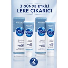 Pearl Drops Lasting Flawless - 2 Adet- Leke Çıkarıcı Beyazlatıcı Diş Macunu ,3 Günde Etkili, Plak Giderici, 75 ml