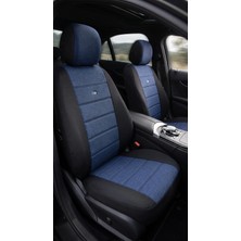 NewDeco Dacia Logan Uyumlu Oto Koltuk Kılıfı Tam Set Airbag Uyumlu 4 Mevsim Cotfit Serisi