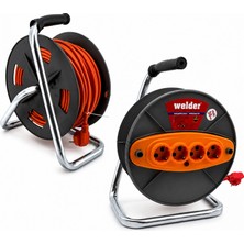 Marsilyan 3x2.5mm 30MT Makaralı Uzatma Kablo Ct Welder (4887)