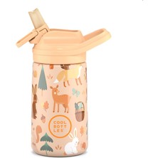 Cool Bottles The Kiddie Bottle Woodland Buddies Pipetli Termos Suluk 350 ml