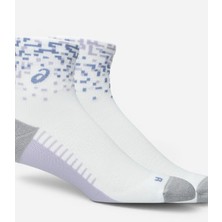 Asics Performance Run Sock Quarter Unisex Beyaz Koşu Çorabı 3013B284-100