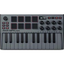 Akai Mpk Mini Mk3 25 Tuşlu Midi Klavye Gri - Outlet