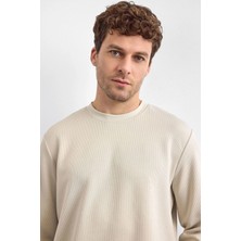 Back & Bond Taş Regular Fit Uzun Kol Bisiklet Yaka Tişört
