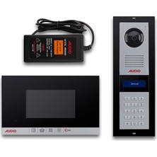 AUDIO 10 Adet 4.3” Görüntülü Diafon Paketi Menzil ve Boyutlar ile Güvenlik Cihazı