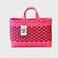 Bag The Joy El Örgüsü Orta Boy Sepet Çanta
