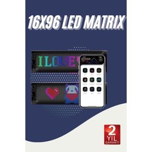 Beruflic Cama Yapışan En Büyük Boy 16X96 Telefon Kontrollü LED Ekran Digital Araba Yazısı