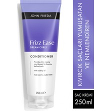 John Frieda Dream Curl Kuşburnu Yağlı Bukle Belirginleştirici ve Nemlendirici Saç Kremi 250 ml – Dalgalı ve Kıvırcık Saç Bakımı