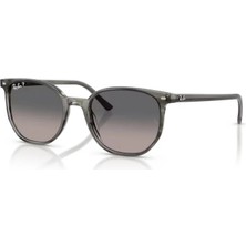 Ray-Ban Ellıot Güneş Gözlüğü 52 mm Gri Polarize Lensli Erkekler İçin UV Koruma ve Şık Tasarım