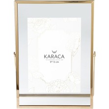 Karaca Magic Altın 12x17 cm Çerçeve DG58 Cam Fotoğraf Çerçevesi Modern Dikdörtgen Şekil