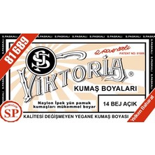 Viktoria Açık Bej Renkli Kumaş Boyası Standart Özelliklerle Yüksek Kalite