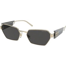 Miu Miu MU 53WS ZVN5S0 58 Kadın Güneş Gözlüğü Gümüş Metal Çerçeve UV 400 Koruma Özelliğiyle