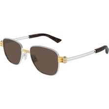 Bottega Veneta  1380S 001 51-0 Kadın Gümüş  Güneş Gözlüğü