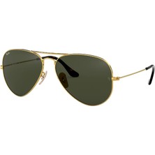 Ray-Ban Kadın Güneş Gözlüğü RB3025 58 181 UV 400 Filtreli Altın Metal Çerçeve