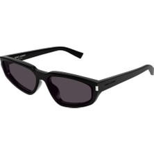 Yves Saint Laurent SL634 Nova 001 Kadın Güneş Gözlüğü Siyah Çerçeve ve Gri Cam ile Şık Tasarım