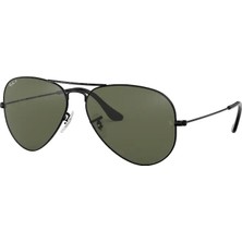 Ray-Ban 3025 002/58 58-14 Kadın Güneş Gözlüğü Polarize UV 400 Siyah Metal Çerçeve