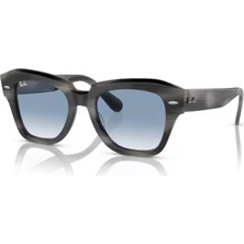 Ray-Ban Kadın Güneş Gözlüğü 2186 14043F 49 Gri Kemik Çerçeve ile Günlük Kullanım İçin Şık Tasarım