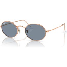RB 3547 9202S2 51 Ray-Ban OVAL Polarize Güneş Gözlüğü