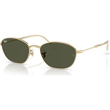 Ray-Ban Rb 3749 001/31 55 Güneş Gözlüğü Erkekler İçin Altın Renkli Metal Çerçeve UV 400 Filtreli