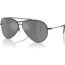 Ray-Ban R0101S 002/GS 59 Unisex Güneş Gözlüğü Metal Çerçeve Siyah Renk UV 400 Filtreli