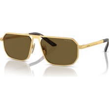 Prada SPRA53S 1BK01T Gold Erkek Güneş Gözlüğü