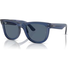 RAY-BAN 0502S-50 67083A Lacivert Güneş Gözlüğü Erkekler İçin Şık Tasarım