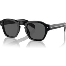 Prada Erkek Güneş Gözlüğü Spr A16 16K-731 52*24 150 Siyah Asetat Çerçeve ile UV 400 Koruma