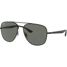 Ray-Ban 0RB3683 002/58 56  Güneş Gözlüğü Polarize Camlarla Klasik Siyah Çerçeve