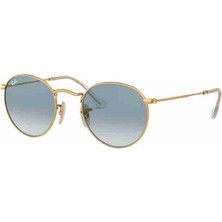 Ray-Ban RB3447N-0013F/50 Unisex Güneş Gözlüğü Altın Çerçeve ile Mavi Degrade Cam Özelliği
