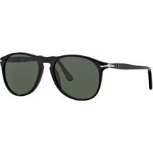 Persol 0PO9649S 95/31 55 Erkek Güneş Gözlüğü Siyah Kemik Çerçeve UV 400 Filtreli