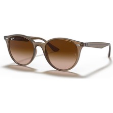 Ray-Ban 4305 616613 53 Unisex Güneş Gözlüğü Kahverengi Degrade Cam ve Kemik Çerçeve ile Şık Tasarım