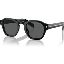 Prada Pr A16 S 16K731 49 Kadın Geometrik Füme Kemik Güneş Gözlüğü