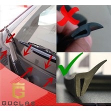 Güçlas Ön Cam Dış Panel Bantsız Mühür Fitili - Araç Kaput Su Engelleyici Fitil