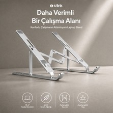 S-Link SL-AL10 Alüminyum Gümüş  Portable Macbook Laptop ve Tablet Standı