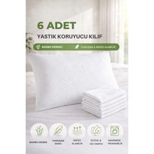 Formeya Formeya Fermuarlı 6 Adet Beyaz Yastık Koruyucu Alez