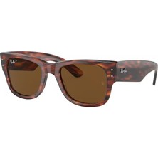 Ray-Ban Rb 0840S 954/57 51 Unisex Kahverengi Güneş Gözlüğü UV 400 Polarize Lens Özellikli